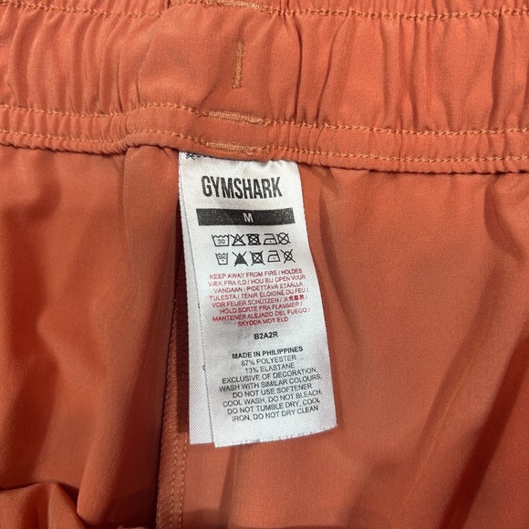 Gymshark Shorts Womens Size M Coral Kendra Kathryn Gym Running Lightweight - Picture 2 of 7